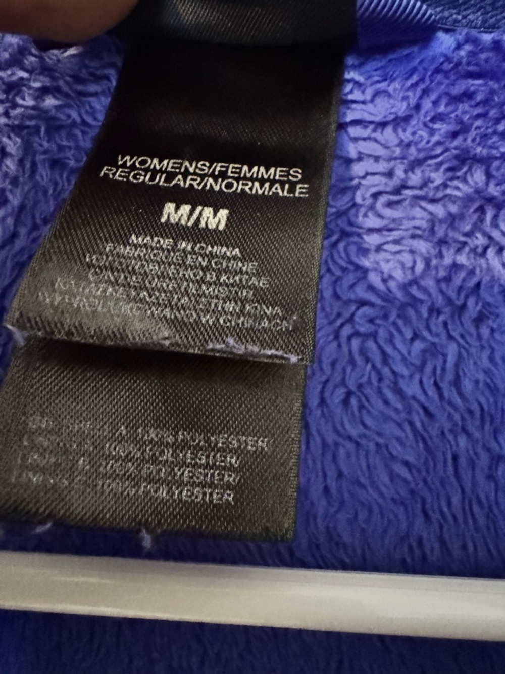 The North Face Women’s Cozy Fleece Jacket - Royal Blue - Picture 4 of 4